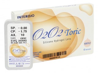 Мягкие контактные линзы Контактные линзы O2O2 Toric - linza.com.ua